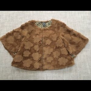 Zara Faux Fur Cape for 2 year old.
