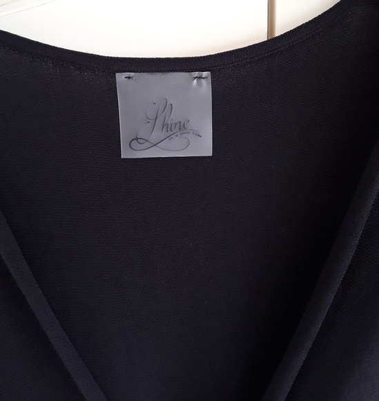 Shine black vest / jacket - Picture 2 of 3