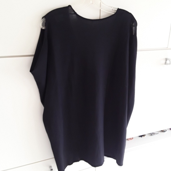 Shine black vest / jacket - Picture 3 of 3