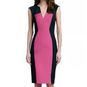 Black Halo Heston Colorblock Dress Size 0
