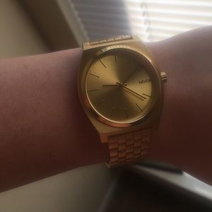 Gold Nixon watch