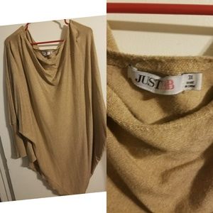 JustFab Plus Asymmetrical Sweater