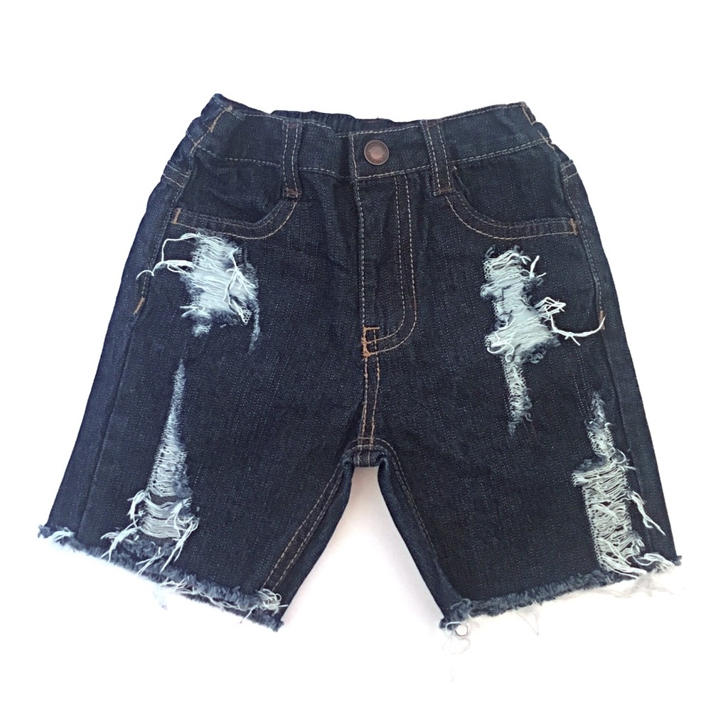 Boys’ Dark Blue Distressed Nautica Shorts 18M