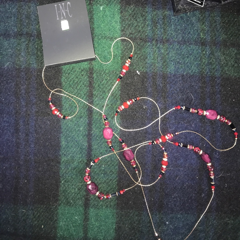 Long wrap necklace