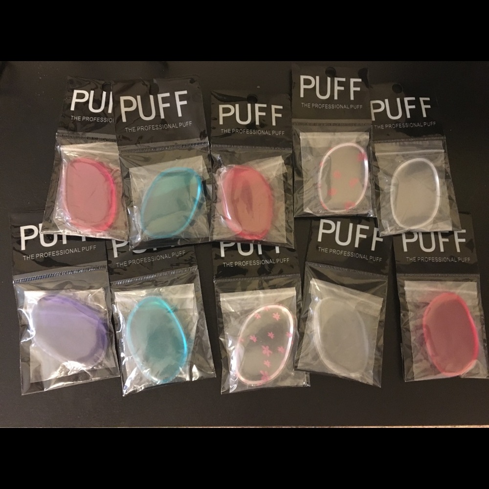 Silicon makeup sponges