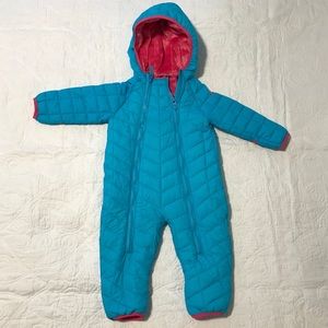 Infant Girls Snozu Snowsuit Size 9-12 Months
