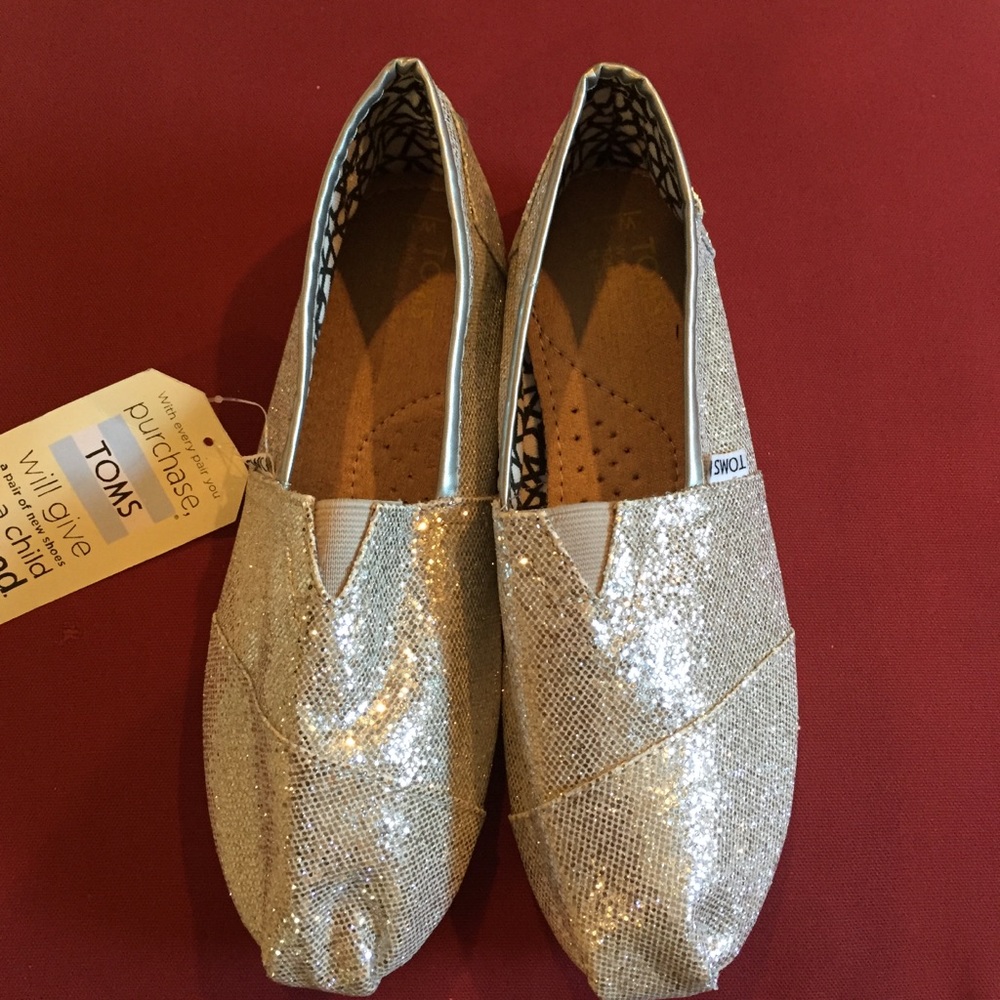 TOMS SPARKLY SHOES