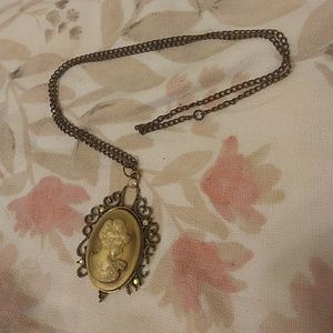 Antique cameo pendant