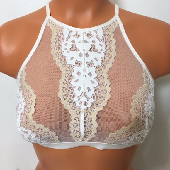 Victoria's Secret Other - 🚫SOLD🚫NEW M VS LACE HIGH NECK BRAS