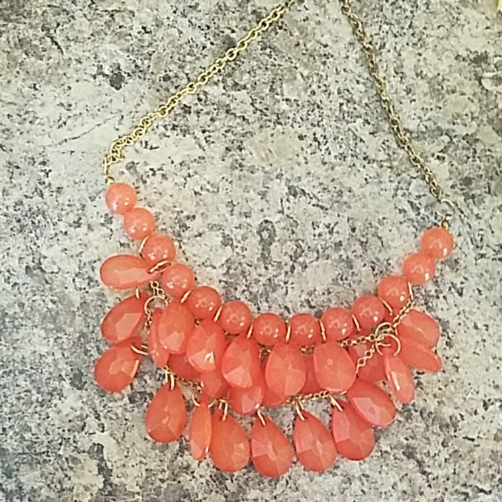 Coral Beaded Necklace