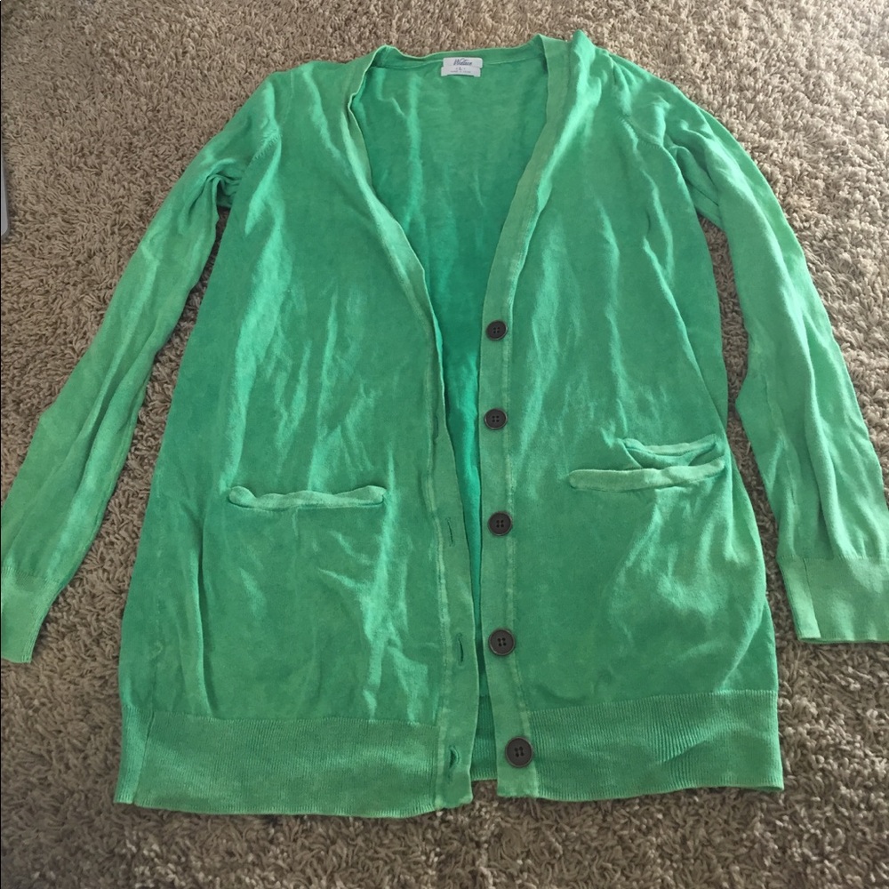 Wallace Green Sweater Large Urban Outfitters