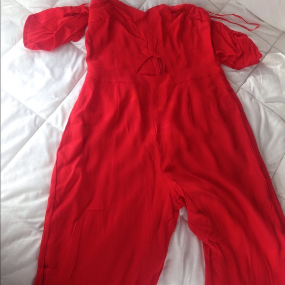 Red jumpsuit - Picture 2 of 3
