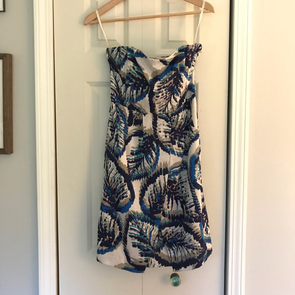 Strapless Banana Republic Tulip Hem Dress