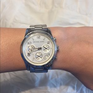 Stainless Steel Michael Kors watch!
