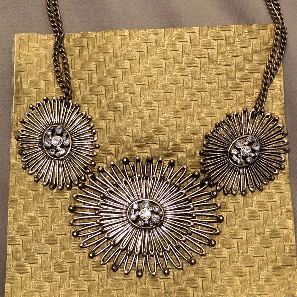 Starburst necklace.