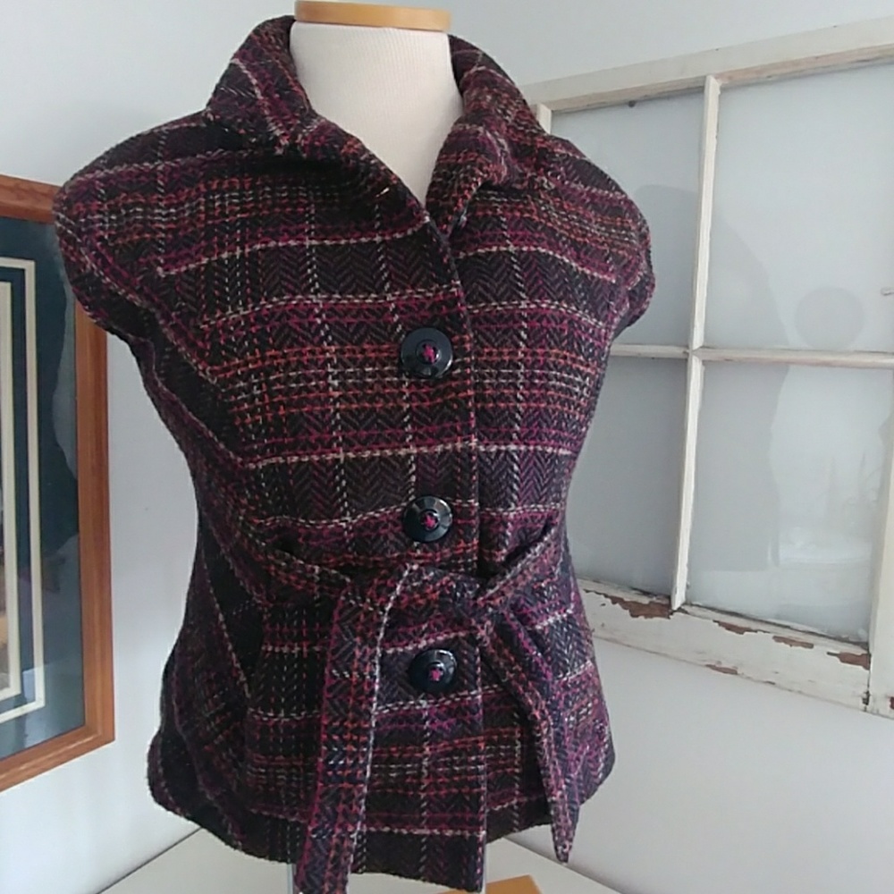 Cabi cinch it up Wool blend Vest size L