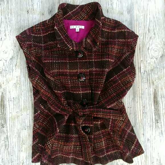 Cabi cinch it up Wool blend Vest size L - Picture 6 of 8