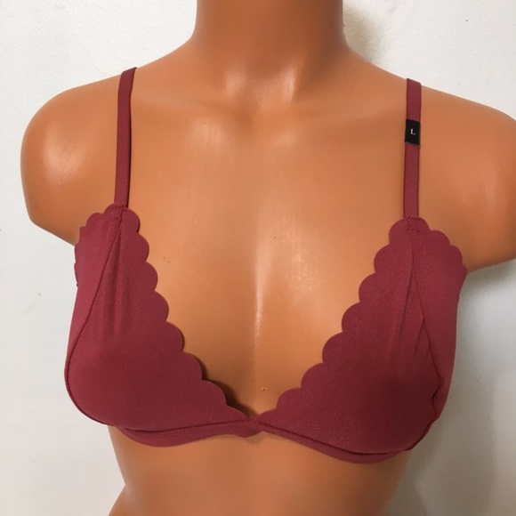 Victoria's Secret Other - NEW L VS TRIANGLE SCALLOPED BRALETTE