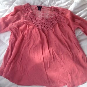 Pink blouse