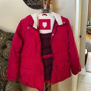 Girls Lands End winter/ski jacket