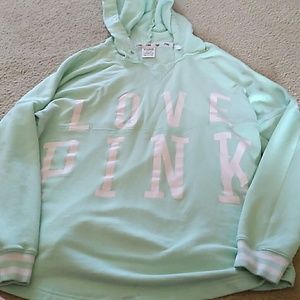 Victoria Secret pink long hoodie