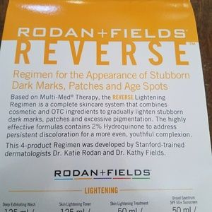Rodan + Fields Reverse Lightening Regimen