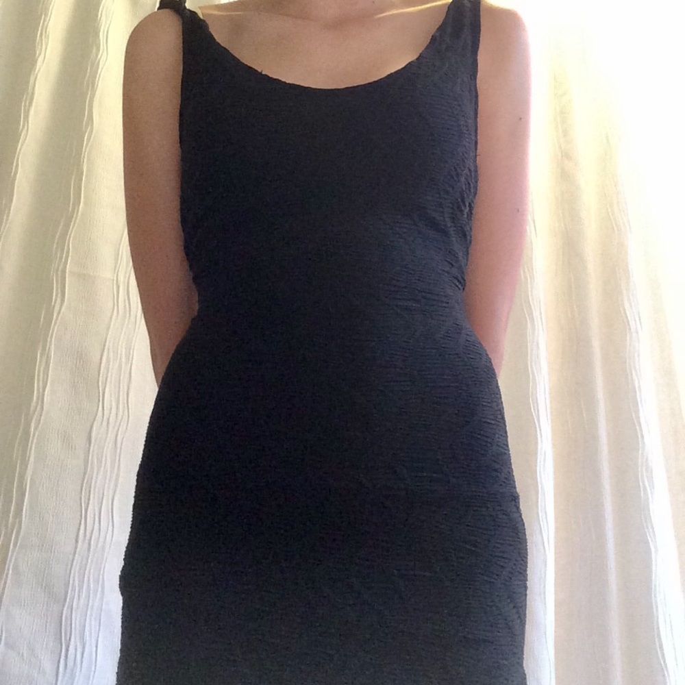 Black Forever 21 bodycon dress