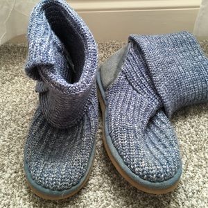 Knit UGG boots