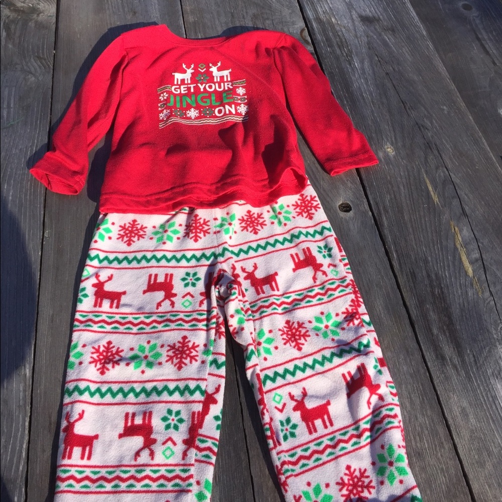 Toddler boy Xmas pajamas