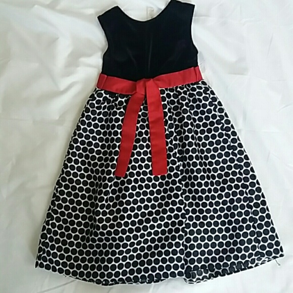 Sz 5 Holiday christmas dress by Cherokee - Picture 4 of 4