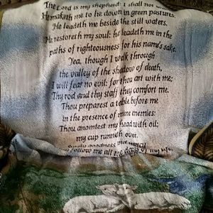 23rd Psalms Throw