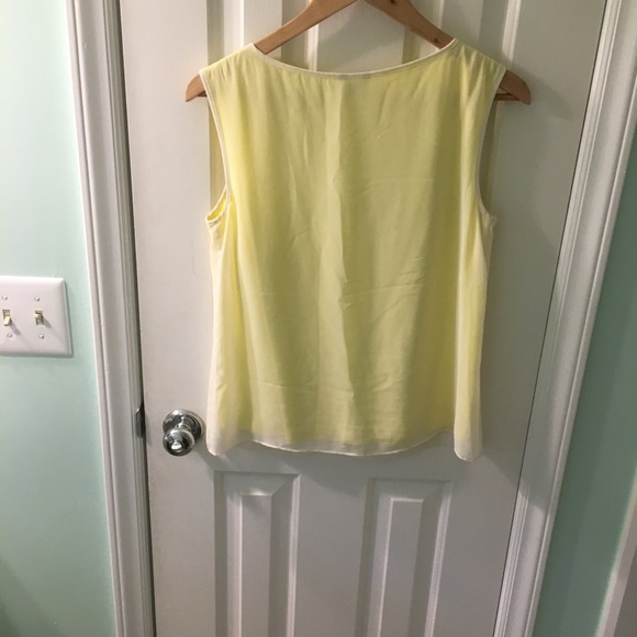 Ann Taylor Embroidered Top with Silk Overlay - Picture 3 of 5