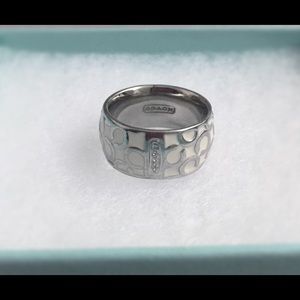 Coach Miranda White Ring
