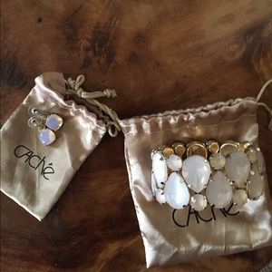 Bracelet and matching earrings