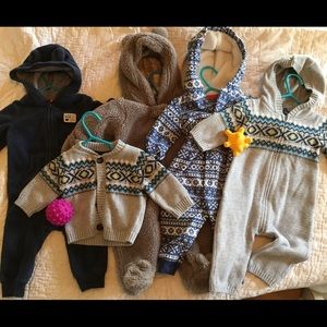 Baby boy bundle winter 3-6 months