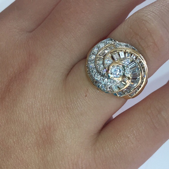 Jewelry - 14K 3.00CT Natural Diamonds Custom Gold Ring BOLD