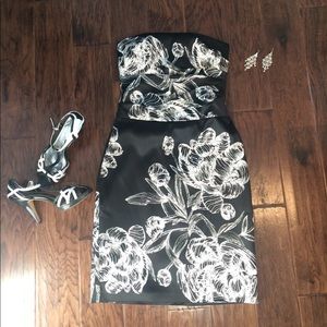 WHBM floral cocktail dress