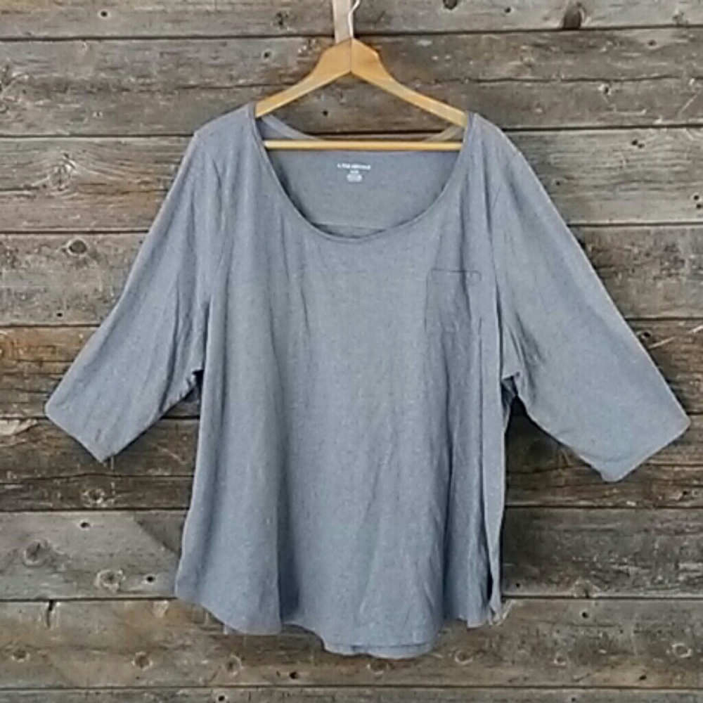 Lane Bryant 26/28 sparkly 3/4 sleeve shirt