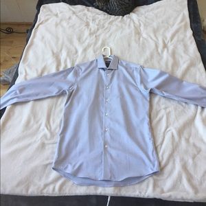 Grey Kenneth Cole button down dress shirt