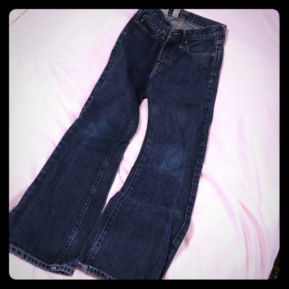 Abercrombie boys slim bootcut jeans.