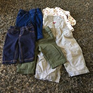 Baby Boy 3-6 month pants and overall set