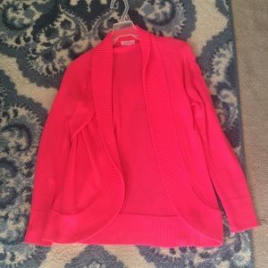 Lilly Pulitzer Pink open cardigan