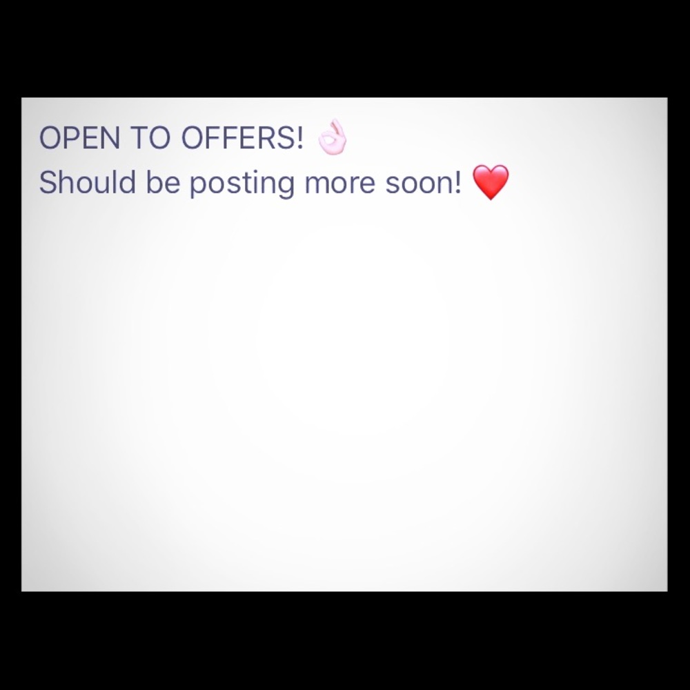 Open to reasonable offers! ❤️