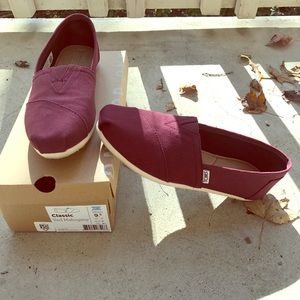 Toms traditional slip on shoe.