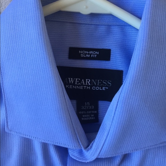 Light blue slim fit button down - Picture 2 of 2