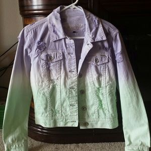 ☆NWT Bullhead Pastel Jean jacket