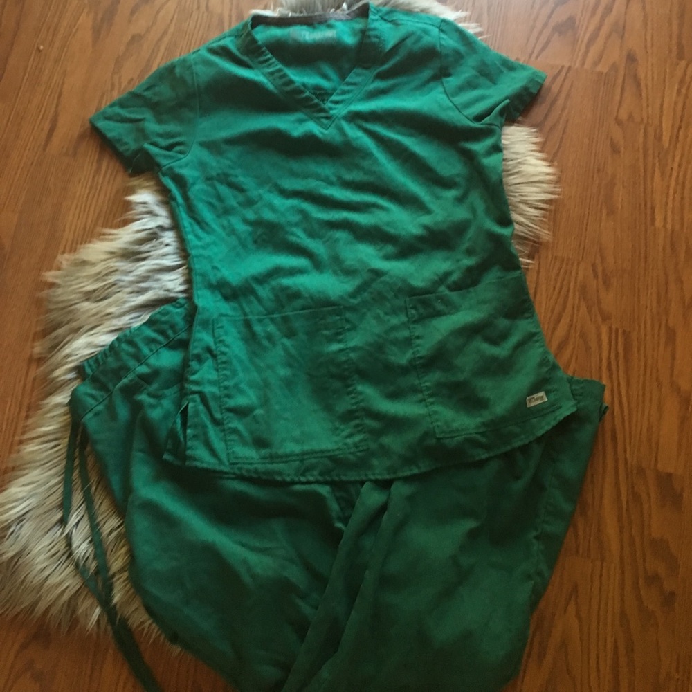 Green Grey's Anatomy Scrubs