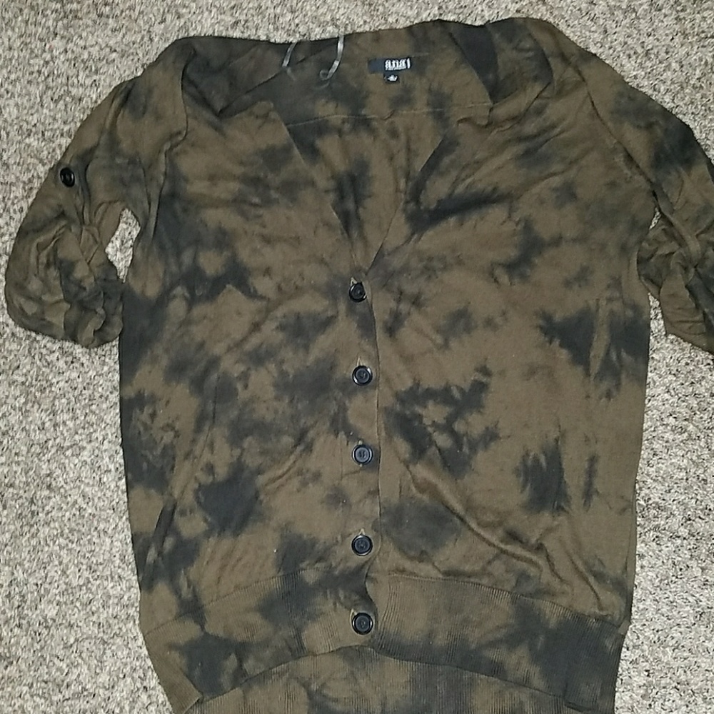 Tye Dye 3/4 ANA Cardigan 1x