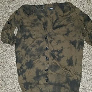 Tye Dye 3/4 ANA Cardigan 1x