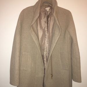 J.Crew Tan Peacoat